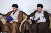 حضور فرزندان حضرت آیت‌الله خامنه‌ای در دفتر حزب‌الله لبنان به منظور ابلاغ پیام رهبر انقلاب (9)