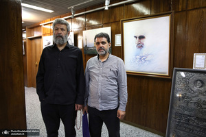 بازدید جمعی از مسئولین فرهنگی کشور لبنان از بیت امام خمینی (س) درجماران