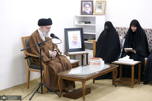 دیدار خانواده سردار شهید حاج قاسم سلیمانی با رهبر معظم انقلاب