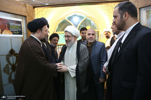 مراسم ختم همسر شهید آیت الله سید مصطفی خمینی (ره) -3