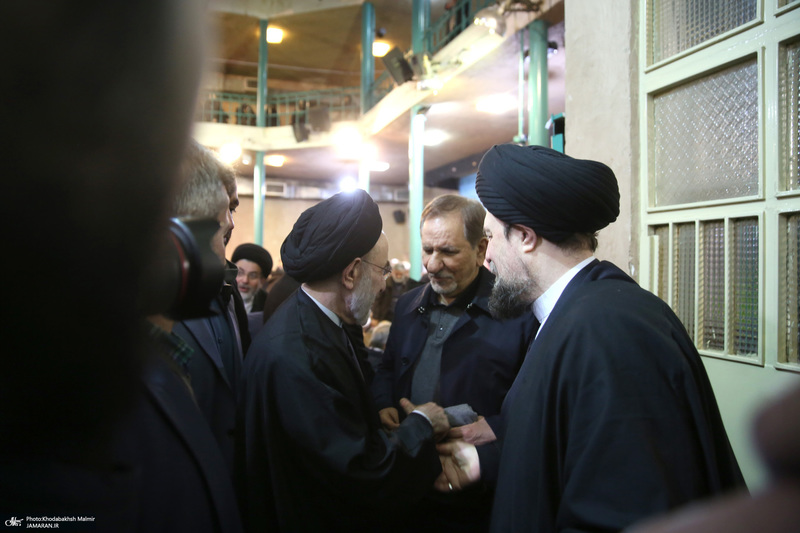 مراسم سالگرد رحلت آیت‌الله سید محمد موسوی بجنوردی در حسینیه جماران  -2