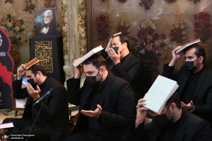 مراسم احیای شب بیست و یکم ماه رمضان در حرم کریمه اهل بیت(س)