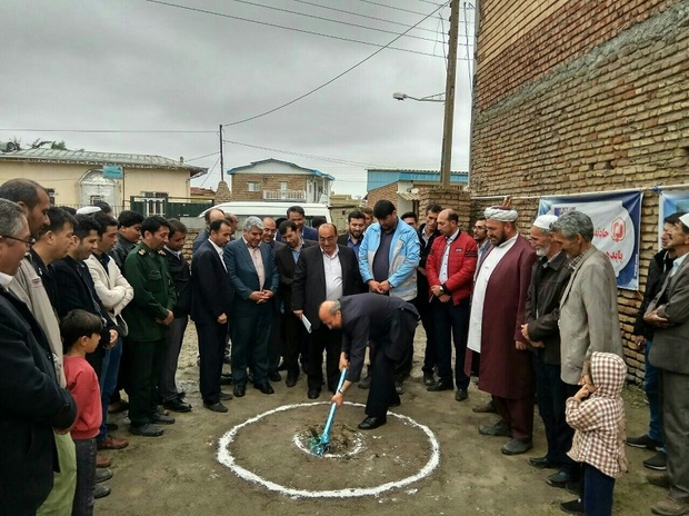 بازسازی منازل سیل زده گمیشان آغاز شد