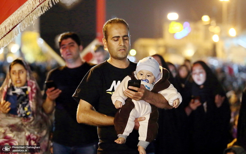 مراسم احیای شب بیست و یکم ماه رمضان در حرم مطهر حضرت معصومه (س)