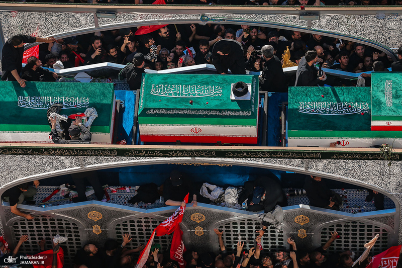 تشییع پیکر مطهر رهبر شهید انقلاب اسلامی در مشهد مقدس