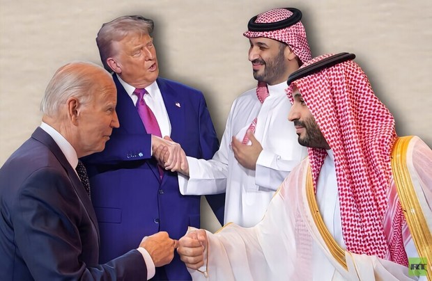 ترامپ سفر بایدن به عربستان را مسخره کرد: ما به آن‌ها عشق دادیم، نه مشت! 