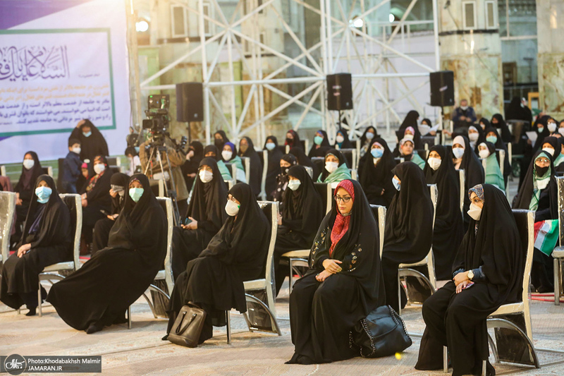 مراسم سالروز میلاد حضرت زهرا(س) و امام خمینی(ره) در حرم مطهر بنیانگذار جمهوری اسلامی ایران