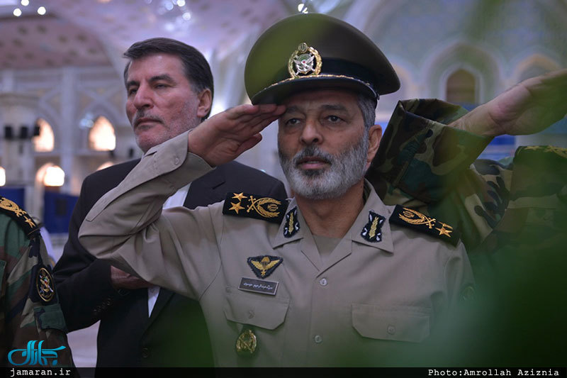 تجدید میثاق فرماندهان عالی رتبه ارتش جمهوری اسلامی ایران با آرمان حضرت امام