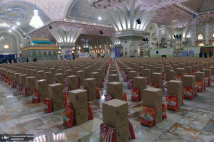 هجدهمین مرحله رزمایش کمک مومنانه در حرم مطهر امام خمینی (س)