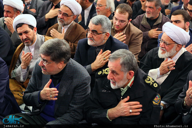 مراسم ترحیم آیت الله هاشمی رفسنجانی در حسینیه امام خمینی(ره) 