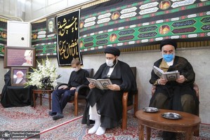 حضور مراجع و علما در بیت آیت الله العظمی صانعی(ره)-2