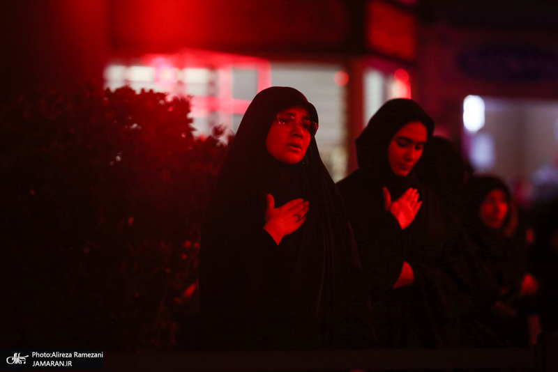 مزاسم شب تاسوعای حسینی (ع) در امام زاده صالح (ع)