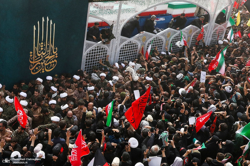 مراسم تشییع پیکر مطهر رهبر شهید انقلاب در قم