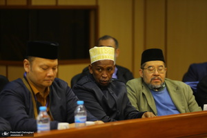 دیدار اساتید و روسای دانشگاه های کشورهای اسلامی با آیت الله العظمی جوادی آملی‎