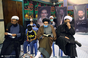 مراسم شام شهادت امام رضا(ع) و بزرگداشت علامه حکیمی در حسینیه جماران-1