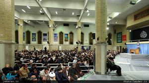 مراسم سوگواری مولای متقیان امام علی(ع)  با حضور رهبر معظم انقلاب 