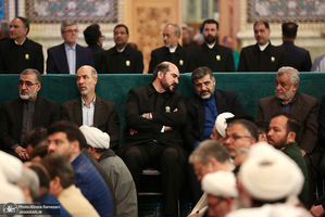 مراسم اولین سالگرد شهادت حجت الاسلام و المسلمین سید ابراهیم رئیسی در حرم مطهر رضوی