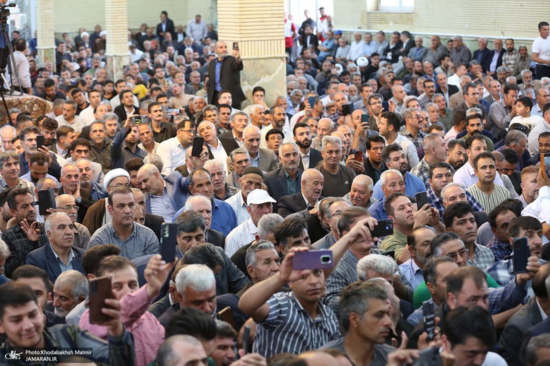 حضور سید حسن خمینی در روستای خیارج استان قزوین -2
