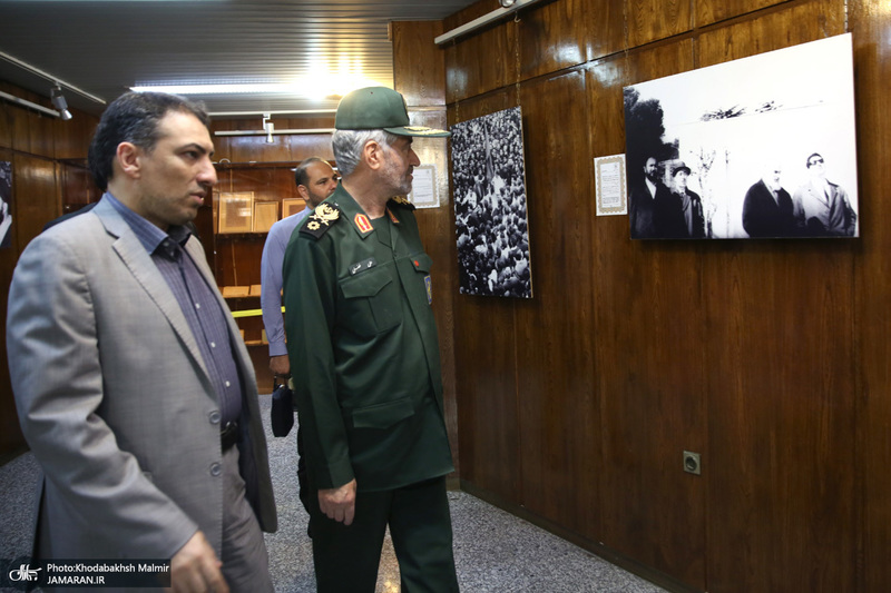 بازدید سردار علی فضلی از نگارستان جماران