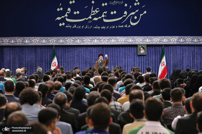 دیدار قهرمانان و مدال‌آوران ورزشی و المپیادهای علمی جهانی با رهبر معظم انقلاب