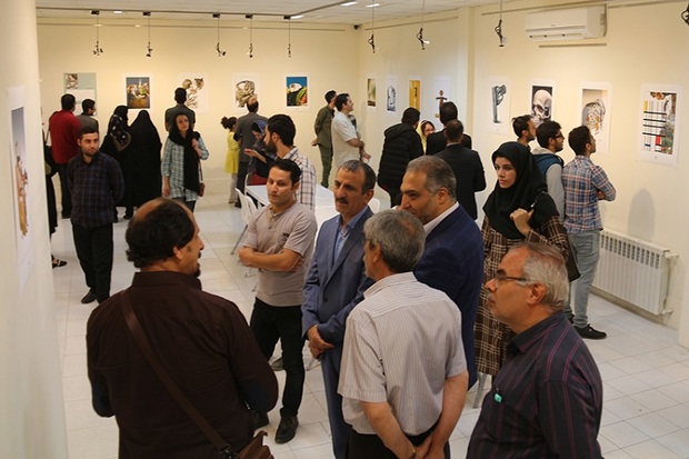 نمایشگاه کارتون هنرمند مونته نگرویی در اردبیل برپا شد