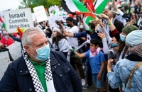 تظاهرات ضدصهیونیستی مردم آمریکا