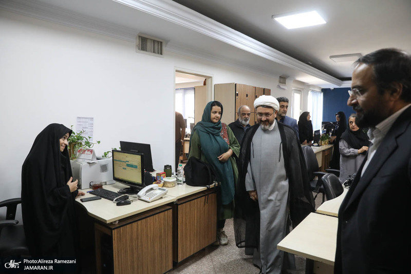 بازدید رییس موسسه تنظیم و نشر آثار امام خمینی (ره) از خبرگزاری ایسنا