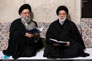 مراسم ترحیم آیت الله هاشمی رفسنجانی در حسینیه امام خمینی(ره)