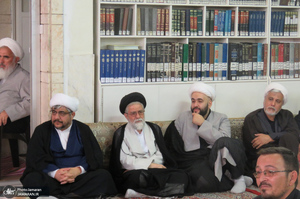 مراسم عزاداری اربعین حسینی در بیت مرحوم آیت الله العظمی صانعی (ره)