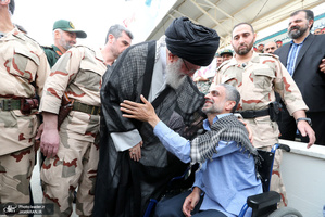 حضور فرمانده کل قوا در مراسم دانش‌آموختگی دانشجویان دانشگاه امام حسین(ع)