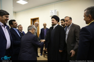 دیدار جمعی از ایثارگران اصلاح طلب بابل با سید حسن خمینی 