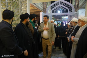 مراسم چهلمین روز درگذشت مرحوم آیت الله سید هادی سیستانی در قم‎