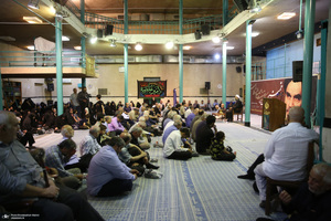 مراسم عزاداری هیئت علقمه شمیرانات در حسینیه جماران