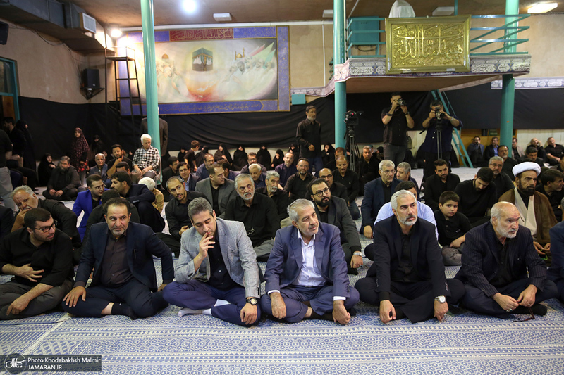 مراسم عزاداری هیئت جامعه اسلامی ورزشکاران در حسینیه جماران