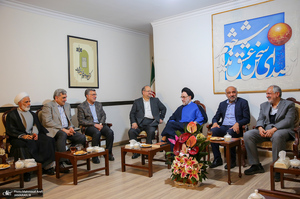 دیدار نوروزی جمعی از وزرای ادوار ایران با سید محمد خاتمی