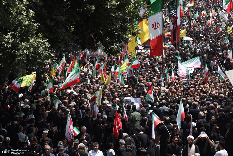 مراسم تشییع شهدای جنگ تحمیلی رژیم صهیونیستی در تهران-6