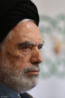 دیدار سرپرست موسسه تنظیم و نشر آثار امام خمینی(س) با مدیر حوزه علمیه خراسان / سید مصباح عاملی