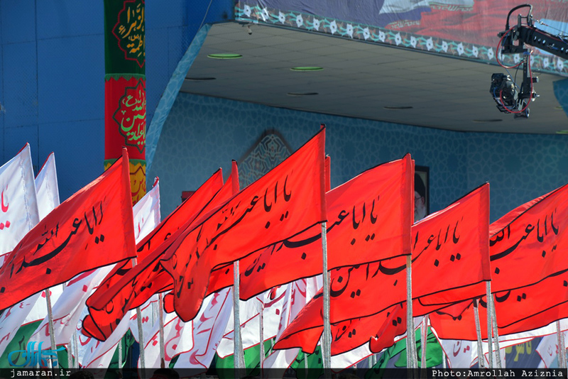 مراسم رژه نیروهای مسلح در جوار حر مطهر امام خمینی(س)