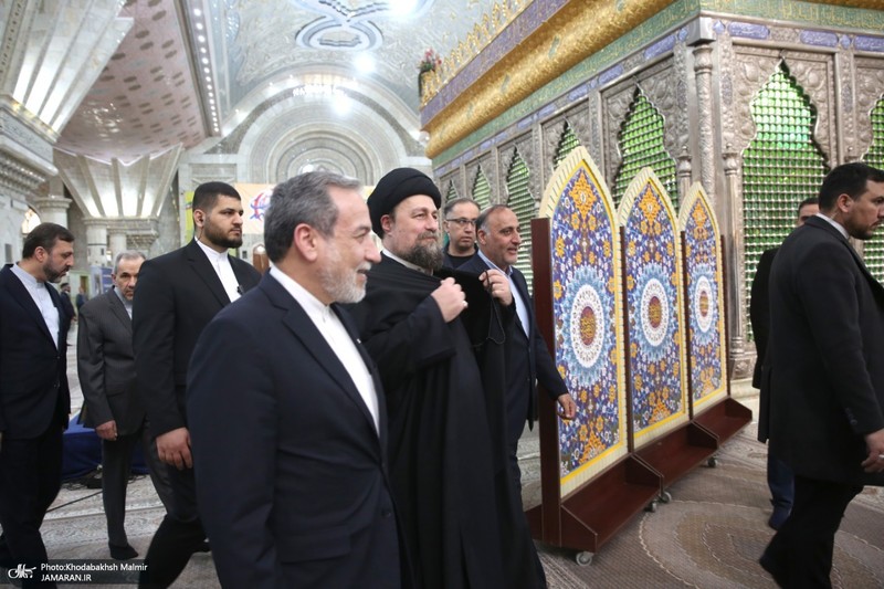 مراسم تجدیدمیثاق وزیر و معاونان وزارت امور خارجه با آرمان‌های امام خمینی