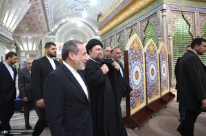 مراسم تجدیدمیثاق وزیر و معاونان وزارت امور خارجه با آرمان‌های امام خمینی