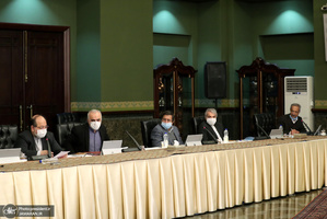 جلسه مشترک ستاد اقتصادی دولت و نمایندگان فعالان اقتصادی با حضور رییس جمهور