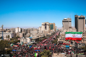 تشییع پیکر مطهر رهبر شهید انقلاب اسلامی در مشهد مقدس