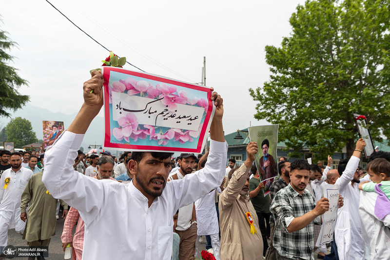 مراسم عید غدیر در کشمیر هند