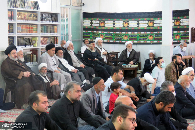 مجلس عزای شهادت امام صادق (ع) در بیت حضرت آیت الله العظمی صانعی (ره)