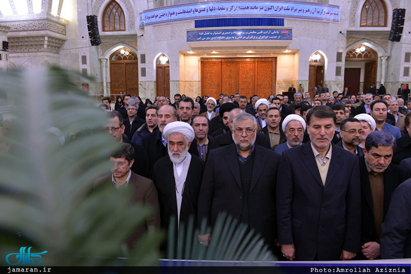 تجدید میثاق رئیس و کارکنان سازمان فرهنگ و ارتباطات اسلامی با آرمان های بنیانگذار جمهوری اسلامی