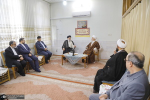 دیدار رئیس جمهور با مراجع عظام تقلید