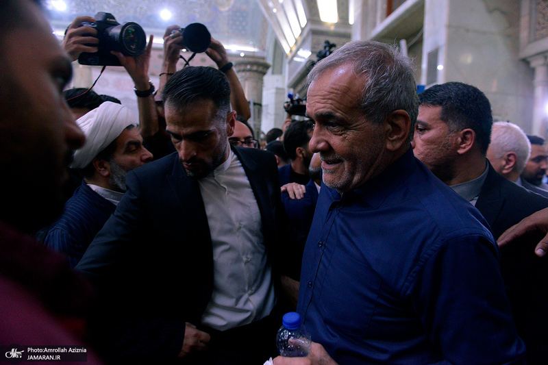 تجدید میثاق مسعود پزشکیان رئیس جمهور منتخب، با آرمان های حضرت امام خمینی (س) -1