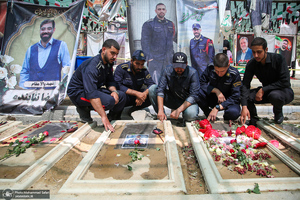 گلزار شهدای جنگ تحمیلی ۱۲روزه در بهشت زهرا (س)