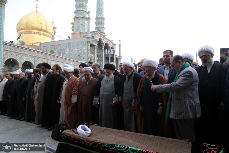 مراسم تشییع و خاکسپاری حجت الاسلام والمسلمین حاج شیخ عباس صالحی منش(ره)