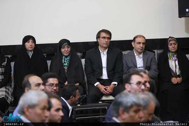 دیدار شهردار و اعضای شورای اسلامی شهر تهران با سید حسن خمینی